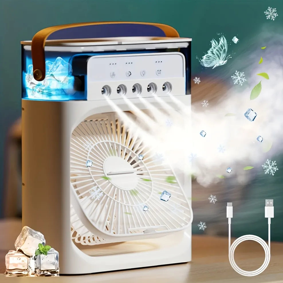 Portable Air Conditioner Fan With 3 Wind Speeds,