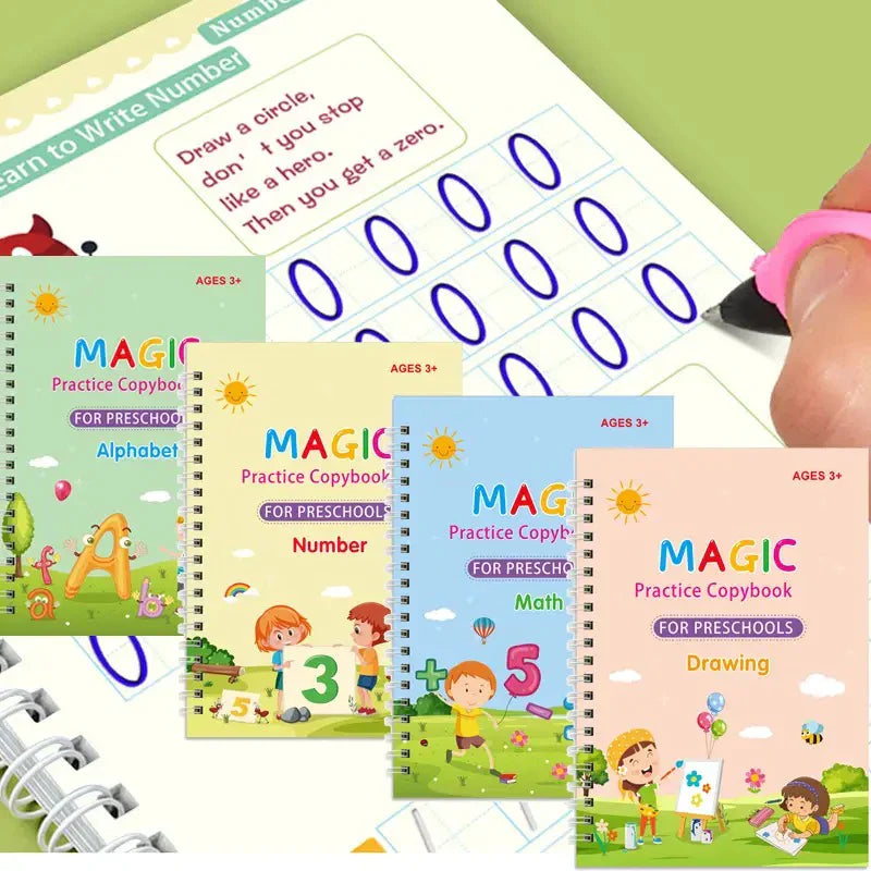 ) Magic Practice Copybook for Kids