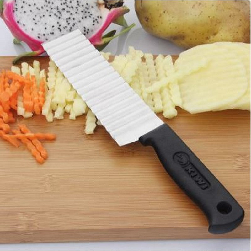 French Fry Cutters Stainless Steel Wave Knife Potato