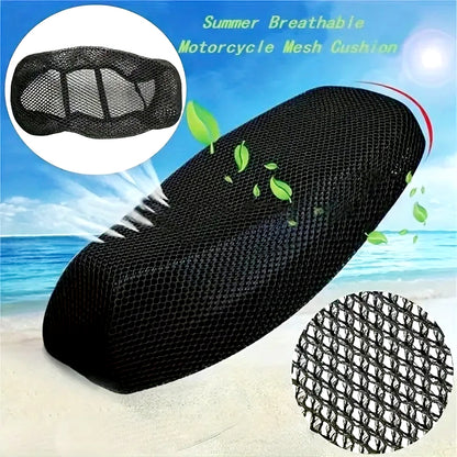 Universal 3D Mesh Motorcycle Seat Cover –