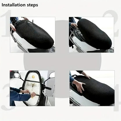 Universal 3D Mesh Motorcycle Seat Cover –
