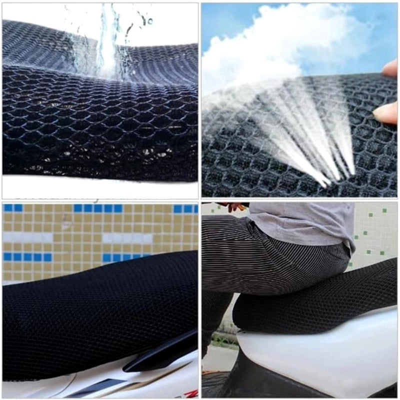 Universal 3D Mesh Motorcycle Seat Cover –