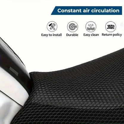 Universal 3D Mesh Motorcycle Seat Cover –