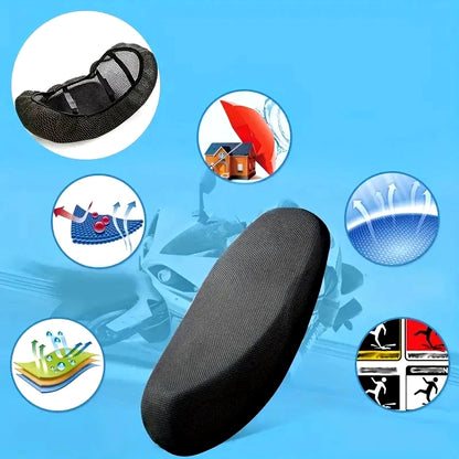 Universal 3D Mesh Motorcycle Seat Cover –