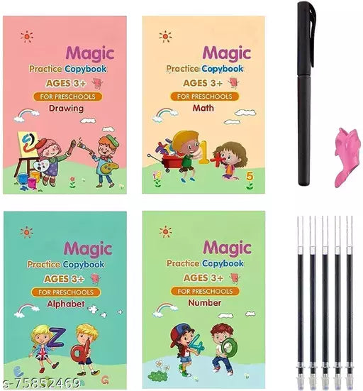 ) Magic Practice Copybook for Kids
