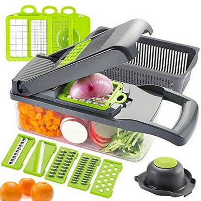 14-in-1 Mandoline Slicer & Vegetable Chopper