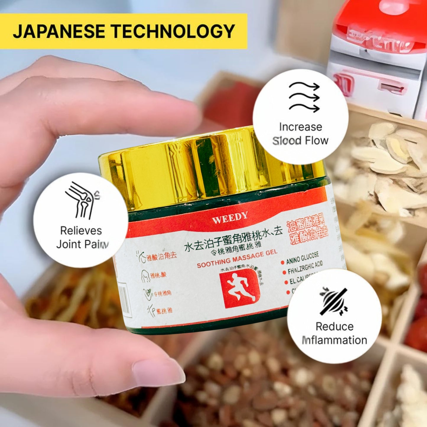 WEEDY Top Japanese Pain Gel |