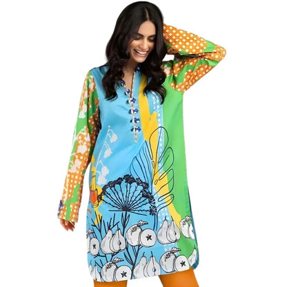 Swiss Lawn 1-Piece Shirt for Women |