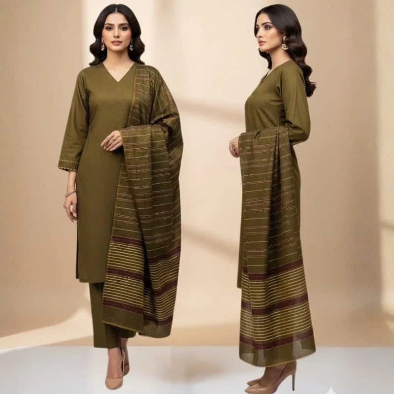 Winter Sussi Silk 3-Piece Suit for Women