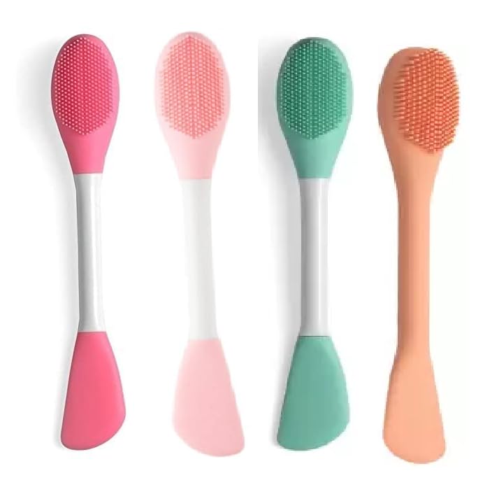 Double Ended Silicone Face Mask & Cleansing Brush