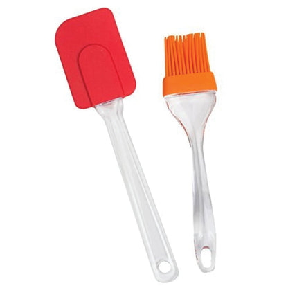 2 Pair (4PCS) - Spatula & BBQ Oil Brush